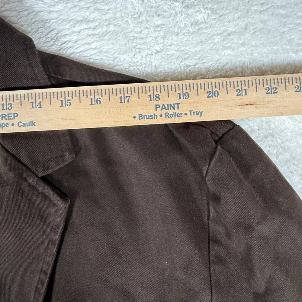 VTG Old Navy Classic Tailored Mens L Brown Nylon Heavy Thick Blazer 335697-00-2
